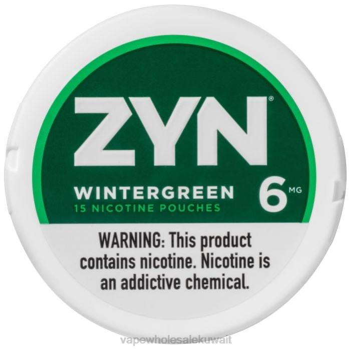 68FB14 - Vape الكويت com.wintergreen ZYN كيس نيكوتين 6 ملغ