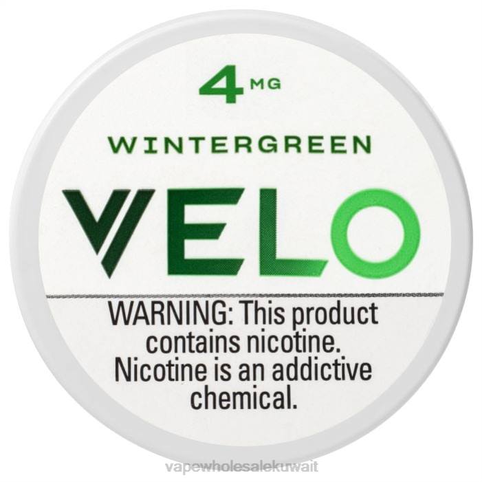 68FB38 - Vape shop com.wintergreen VELO كيس نيكوتين 4 ملجم