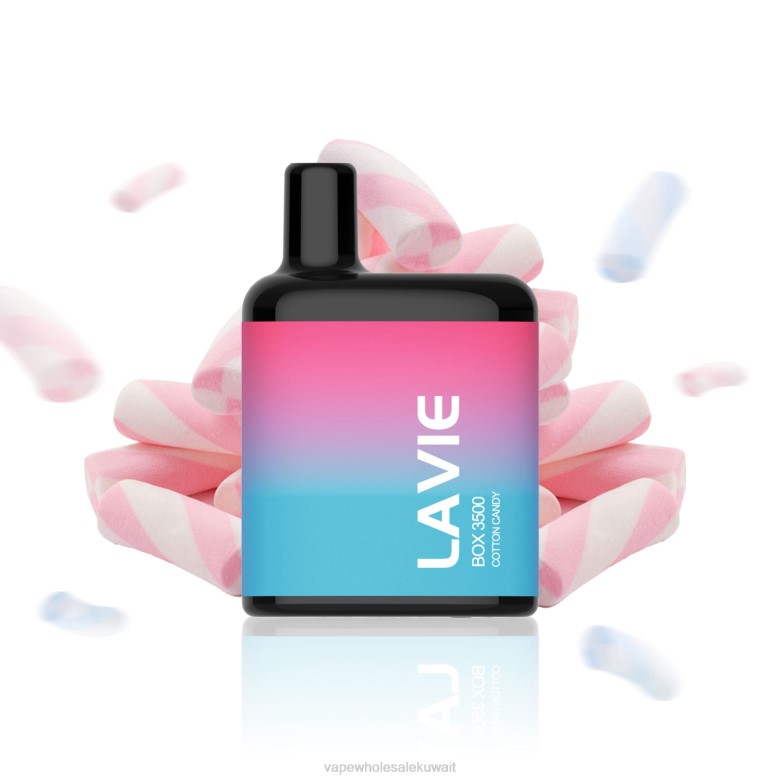 السجائر الالكترونية في الكويت - LAVIE BOX 3500 نفث RX0P210 حلوى القطن