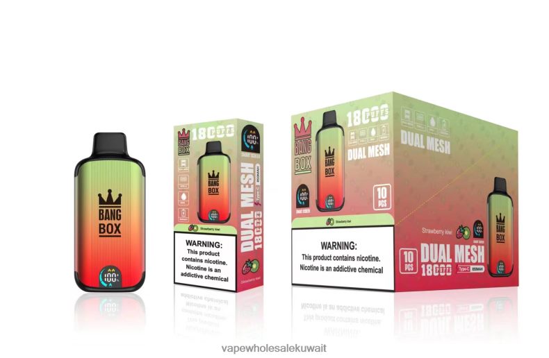 Vape الكويت - Bang Box 18000 نفث كيوي فراولة TZP22892