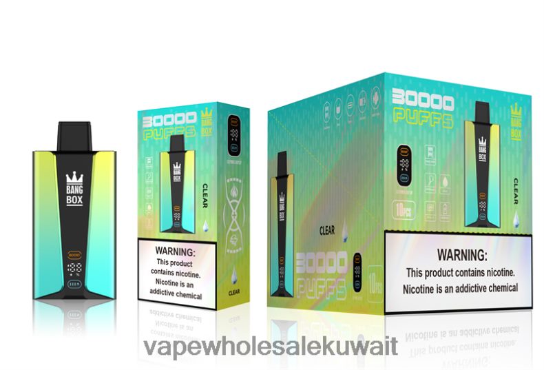 Vape بالجملة - Bang Box شاشة سمارت 30000 نفخة واضح TZP22876