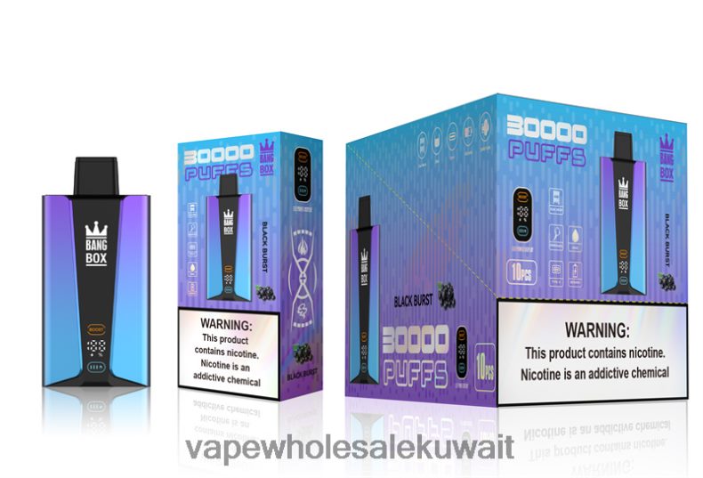 شراء Vape بالجملة - Bang Box شاشة سمارت 30000 نفخة انفجار أسود TZP22877