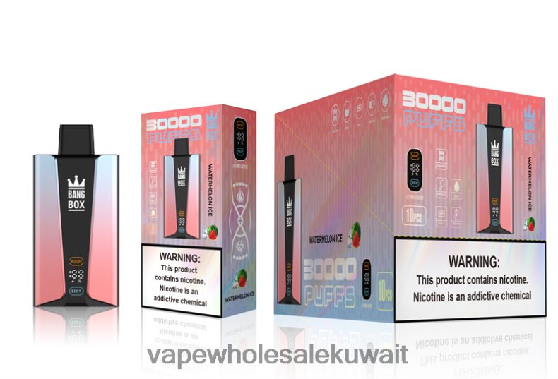 Vape بالجملة - Bang Box شاشة سمارت 30000 نفخة ثلج البطيخ TZP22886