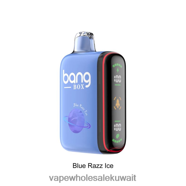 Vape الفاخر - Bang Box 9000-18000 نفث عرض الطاقة الذكي الجليد الأزرق TZP22826