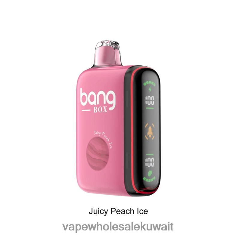 شراء Vape بالجملة - Bang Box 9000-18000 نفث عرض الطاقة الذكي جليد الخوخ العصير TZP22829