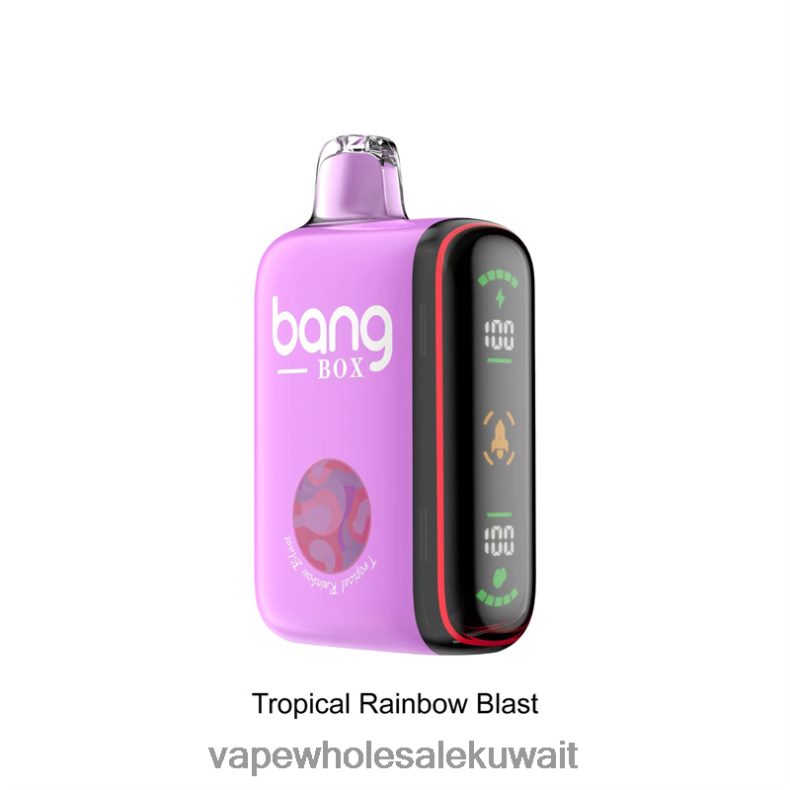 Vape الفاخر - Bang Box 9000-18000 نفث عرض الطاقة الذكي انفجار قوس قزح الاستوائي TZP22836