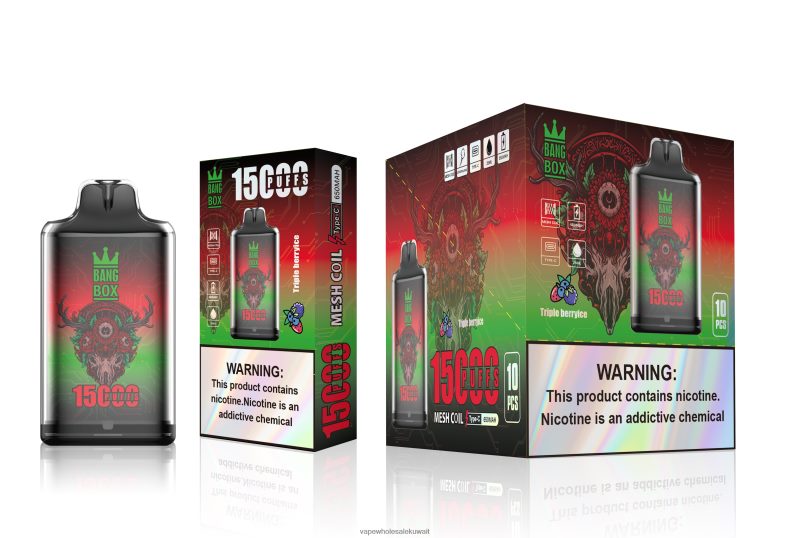 Vape الفاخر - Bang Box s1-15000 نفث ثلج التوت الثلاثي TZP228104