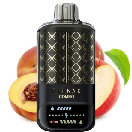 Vape الكويت - Elf Bar Combo 25000 التفاح والخوخ العصير RJNH84