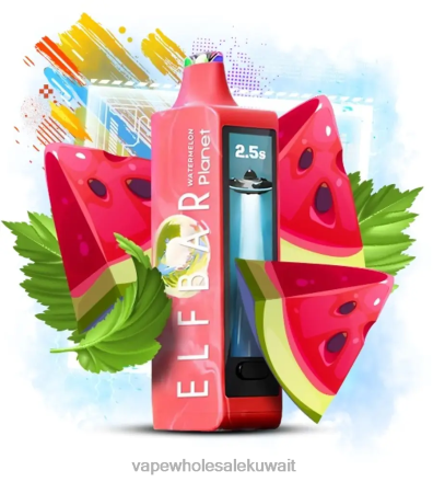 Vape Kuwait - Elf Bar Planet 25000 بطيخ RJNH812