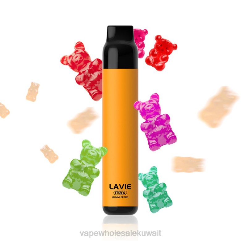 Vape Kuwait - LAVIE BAR 5000 نفث - الحد الأقصى RX0P282 الدببة الصمغية