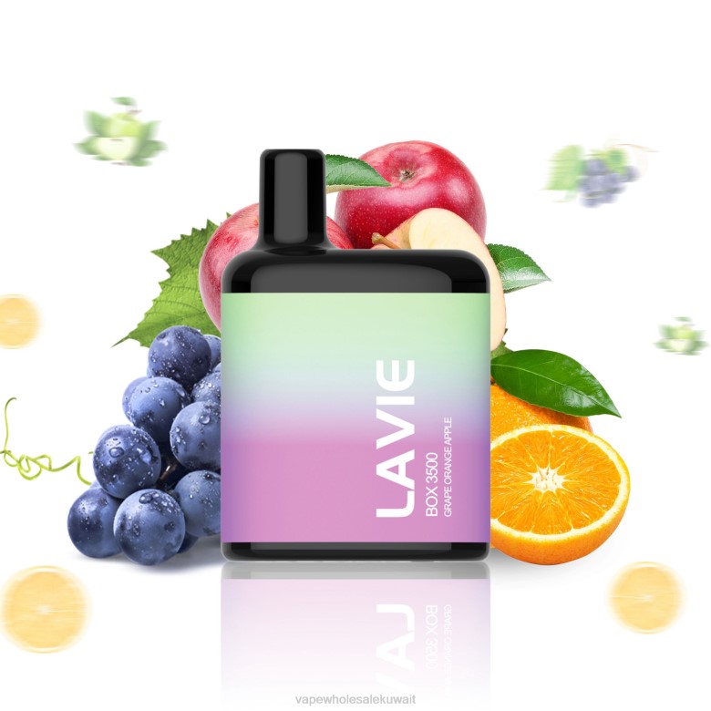 Vape Kuwait - LAVIE BOX 3500 نفث RX0P212 تفاح برتقال عنب