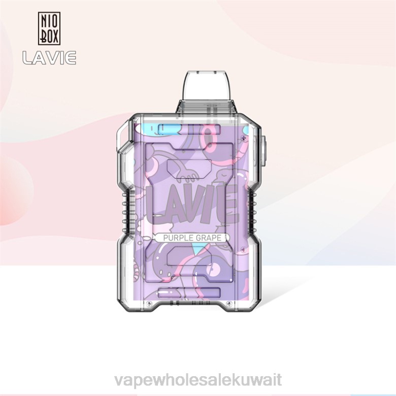 Vape Kuwait - LAVIE NIO BOX 9000 نفث RX0P192 العنب الأرجواني