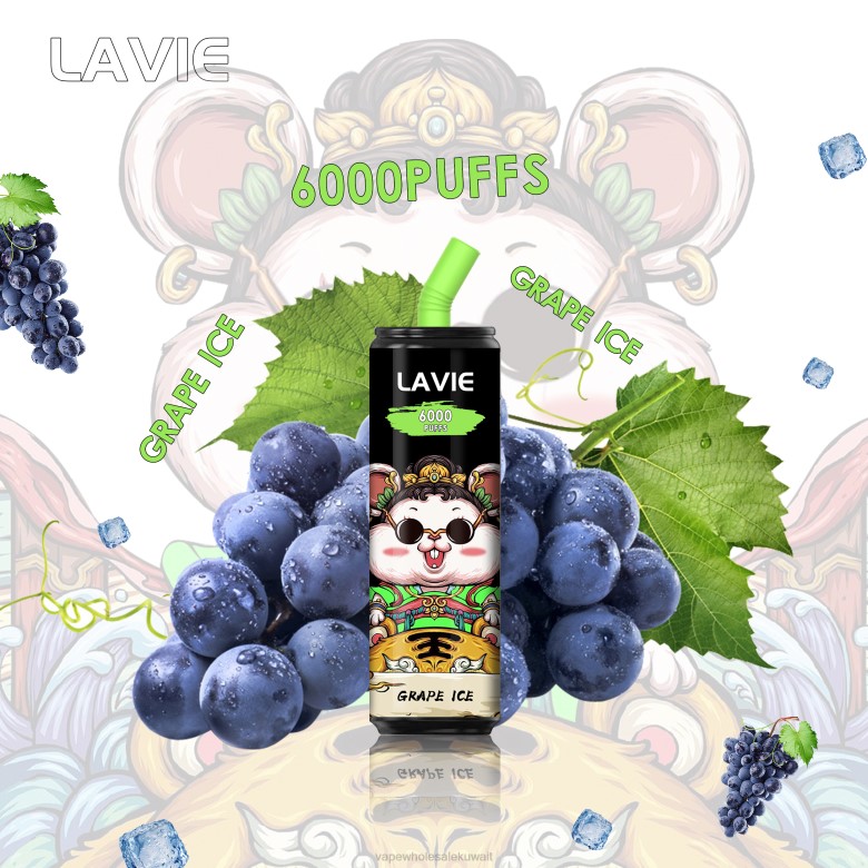 شراء Vape بالجملة - LAVIE Coke BAR 6000 نفث RX0P269 جليد العنب