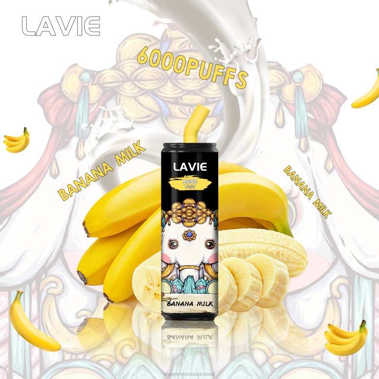 Vape الكويت - LAVIE Coke BAR 6000 نفث RX0P274 حليب الموز