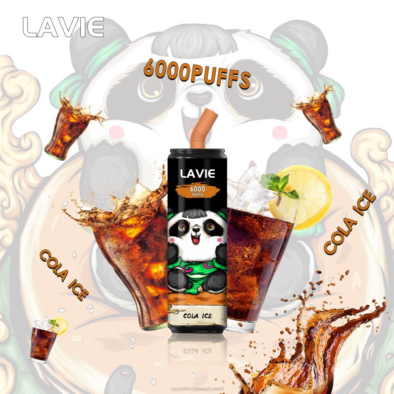 Vape الفاخر - LAVIE Coke BAR 6000 نفث RX0P276 جليد الكولا