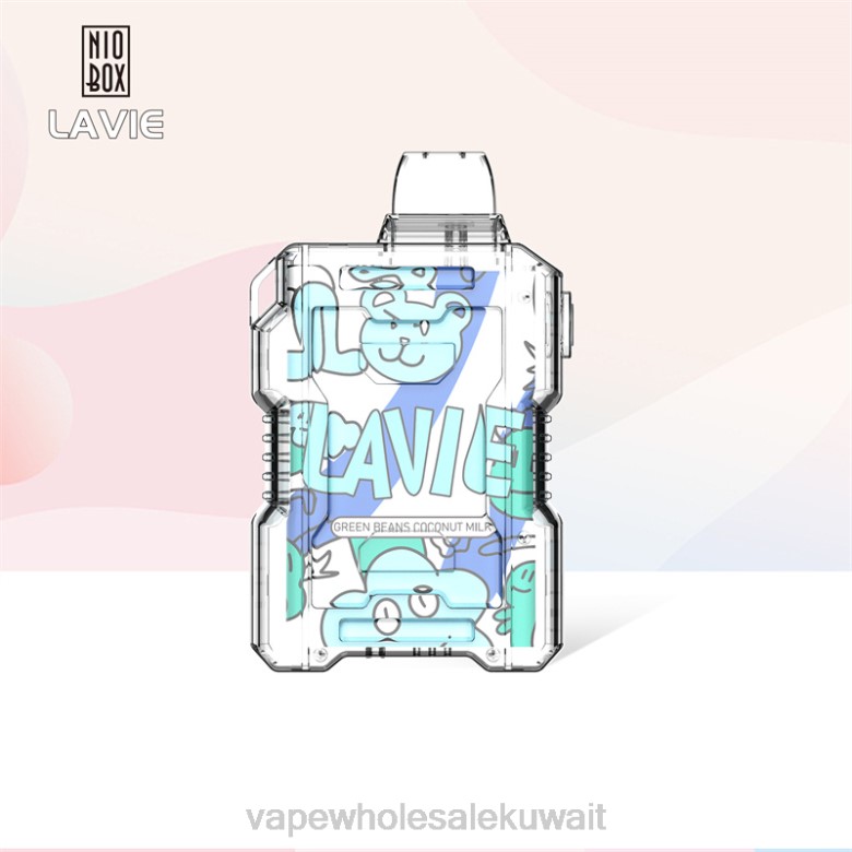 Vape بالجملة - LAVIE NIO BOX 9000 نفث RX0P188 حليب جوز الهند الفاصوليا الخضراء