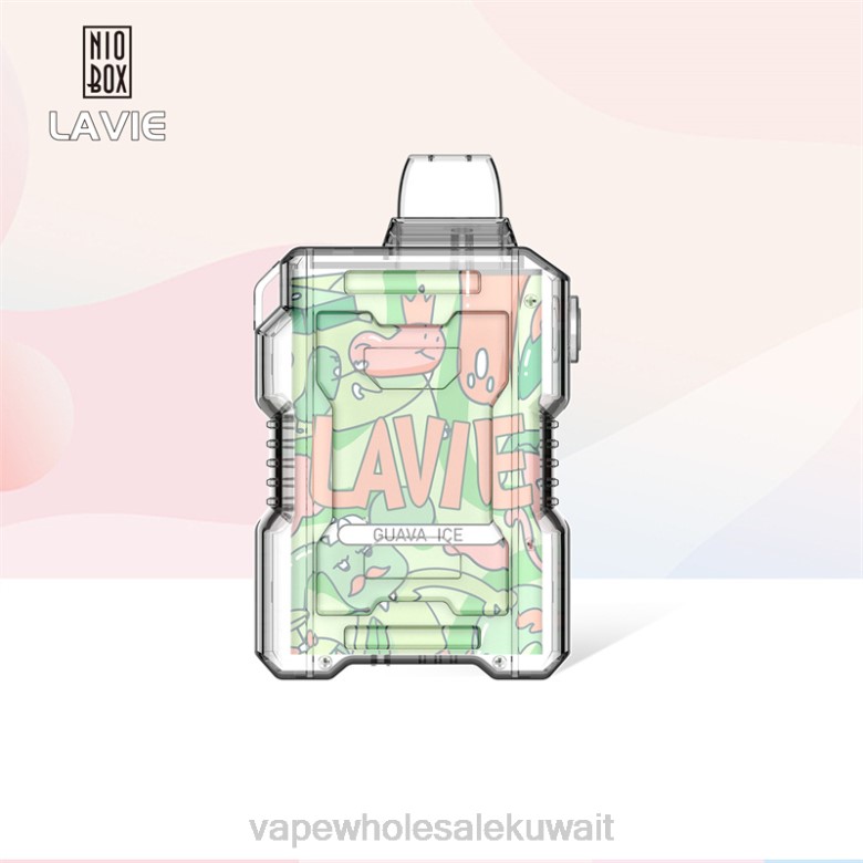 Vape الكويت - LAVIE NIO BOX 9000 نفث RX0P194 جليد الجوافة