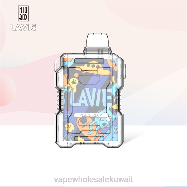 Vape بالجملة - LAVIE NIO BOX 9000 نفث RX0P198 البرقوق الخوخ