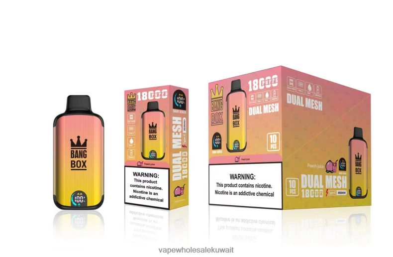 Vape Shop - Bang Box 18000 نفث عصير الخوخ TZP22891