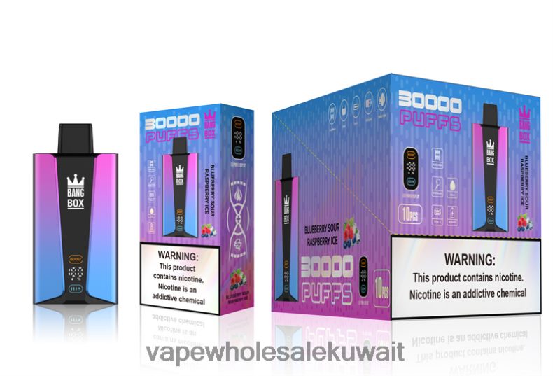 Vape Shop - Bang Box شاشة سمارت 30000 نفخة توت توت حامض مثلج TZP22881