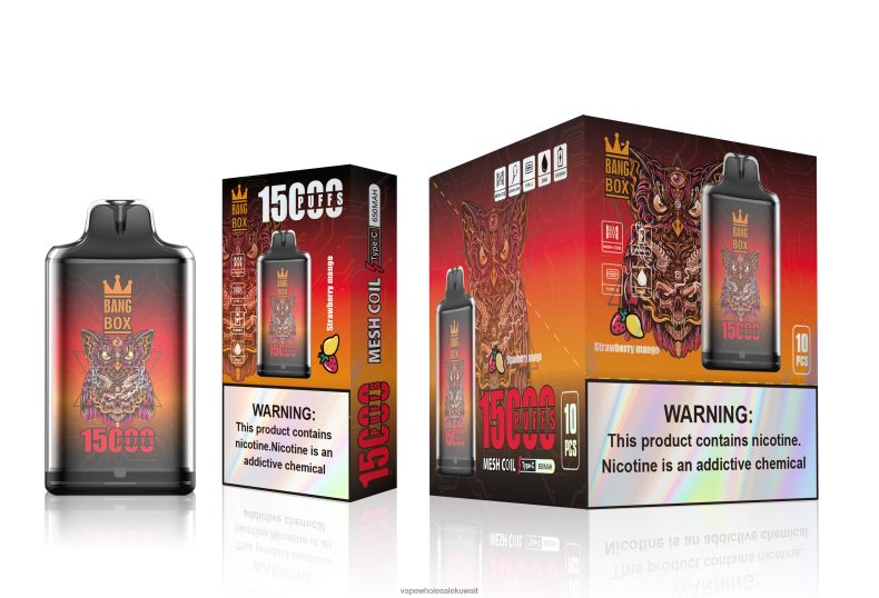 Vape Shop - Bang Box s1-15000 نفث مانجو الفراولة TZP228101