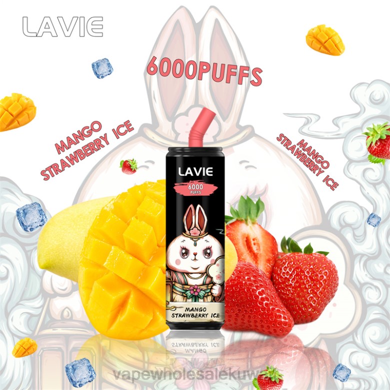 Vape Shop - LAVIE Coke BAR 6000 نفث RX0P273 مانجو فراولة مثلجة