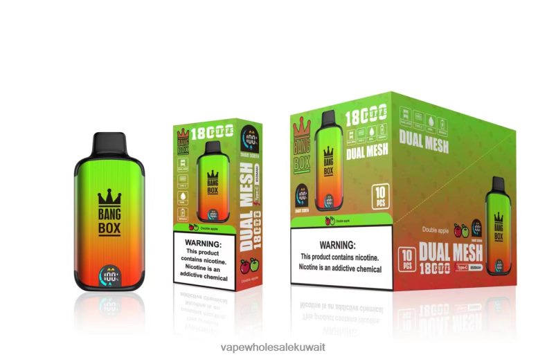 Vape Store - Bang Box 18000 نفث تفاحة مزدوجة TZP22893