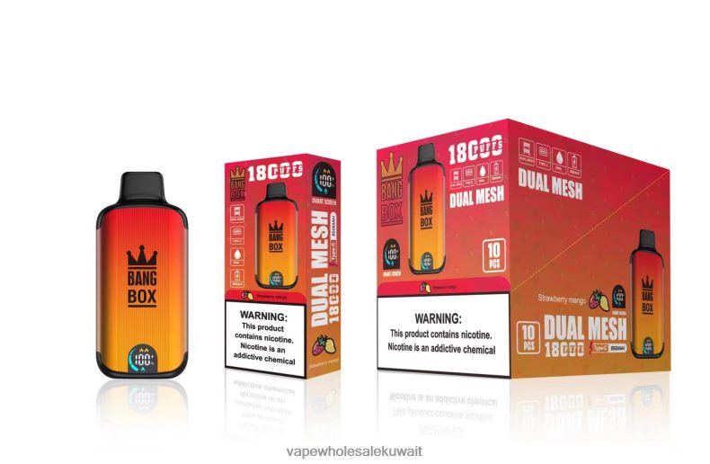 Vape Wholesale Kuwait - Bang Box 18000 نفث مانجو الفراولة TZP22899