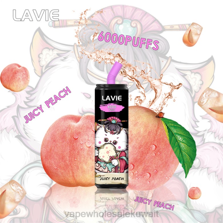 Vape Wholesale Kuwait - LAVIE Coke BAR 6000 نفث RX0P271 الخوخ العصير