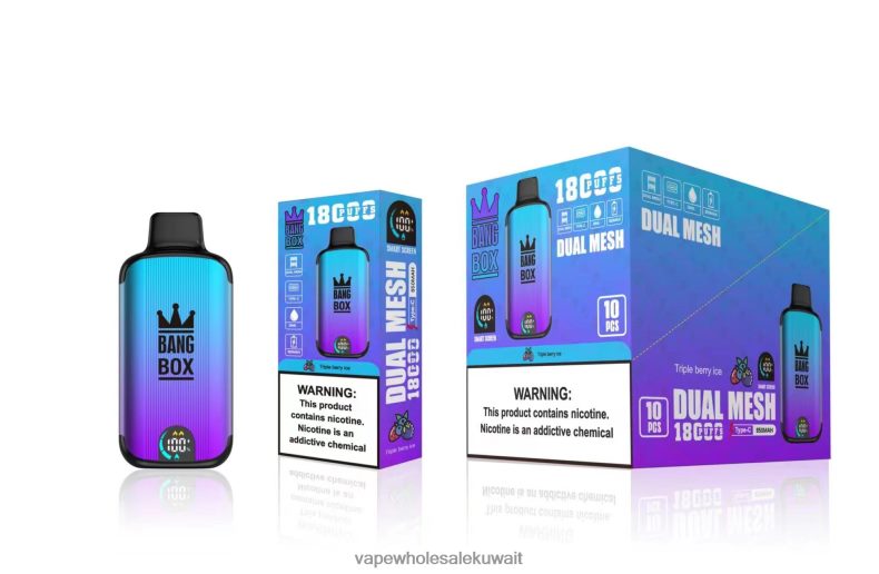 Vape Wholesaler - Bang Box 18000 نفث ثلج التوت الثلاثي TZP22895