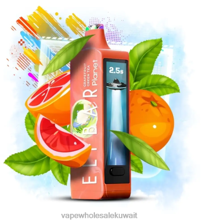 Vape Wholesaler - Elf Bar Planet 25000 شاي الجريب فروت الأخضر RJNH817