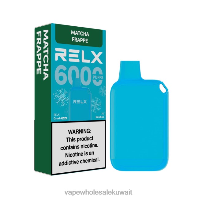 Vape Wholesaler - RELX Crush Pocket 6000 الجليدية ماتشا فرابيه X8X0817