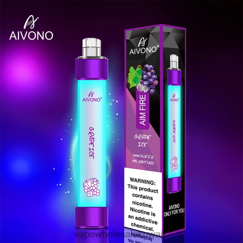 شراء Vape بالجملة - Aivono AIM FIRE 1000 جليد العنب TXZ262329