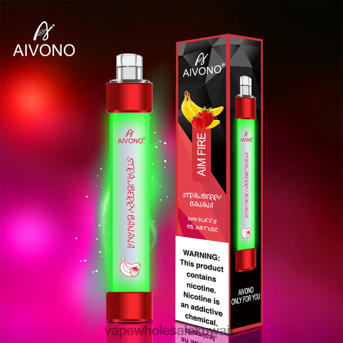 Vape Kuwait - Aivono AIM FIRE 1000 موز فراولة TXZ262332