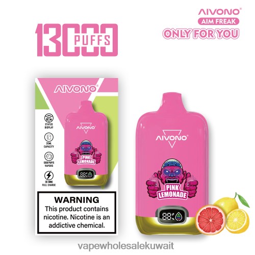 شراء Vape بالجملة - Aivono AIM FREAK 13000 عصير الليمون الوردي TXZ262249