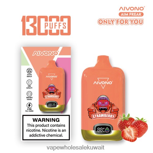 Vape Shop - Aivono AIM FREAK 13000 الفراولة TXZ262243