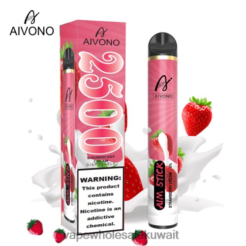 Vape Store - Aivono AIM STICK 2500 كريمة الفراولة TXZ262155