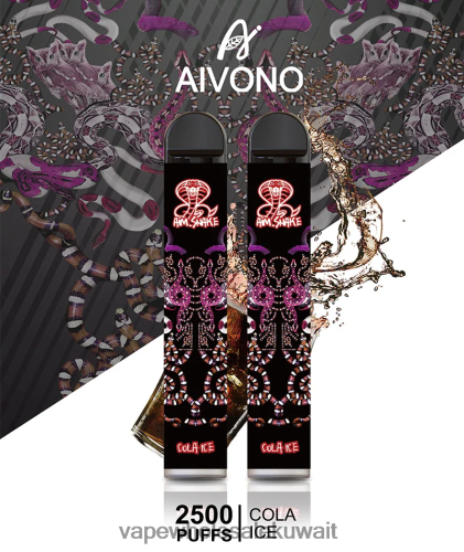 Vape Wholesale Kuwait - Aivono AIM SNAKE 2500 جليد الكولا TXZ262301