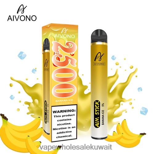 Vape Wholesale Kuwait - Aivono AIM STICK 2500 جليد الموز TXZ262151