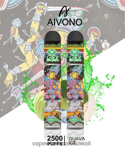 Vape Wholesaler - Aivono AIM SNAKE 2500 جليد الجوافة TXZ262307