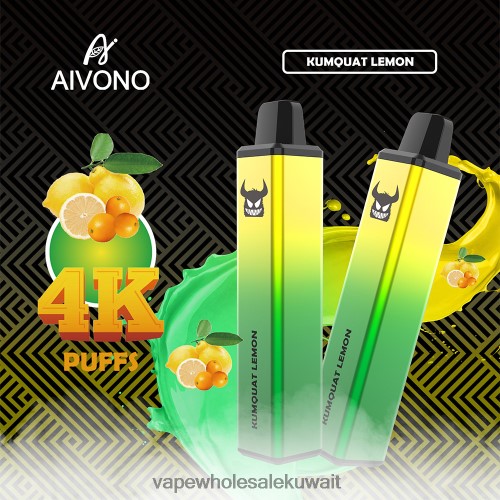 Vape الفاخر - Aivono AIM FREAK 4000 برتقال ذهبي ليمون TXZ262256