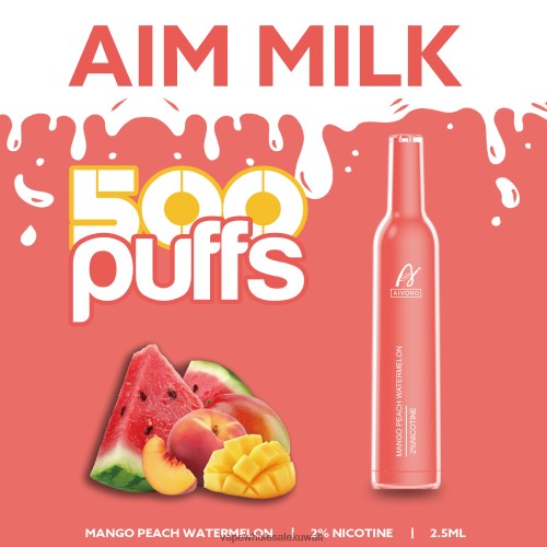 Vape بالجملة - Aivono AIM MILK 500 مانجو خوخ بطيخ TXZ262268