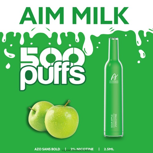 Vape Wholesaler - Aivono AIM MILK 500 التفاح الحامض TXZ262267