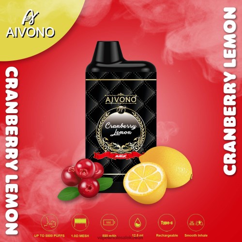 شراء Vape بالجملة - Aivono AIM MAGIC 5800 علبة سجائر بالفم ليمون التوت البري TXZ26289