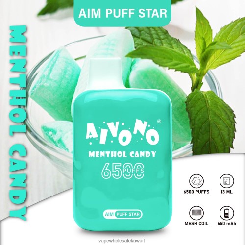 Vape Store - Aivono AIM PUFF STAR 6500 حلوى المنثول TXZ262295