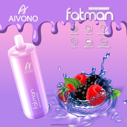 Vape Wholesaler - Aivono FATMAN 6800 التوت المختلط TXZ26227