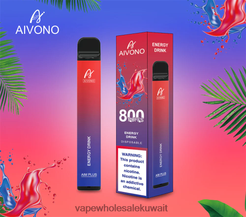 Vape Wholesale Kuwait - Aivono AIM PLUS 800 مشروب الطاقة TXZ262201