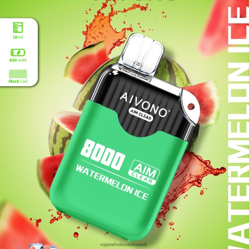 Vape الكويت - Aivono AIM CLEAR 8000 ثلج البطيخ TXZ262204