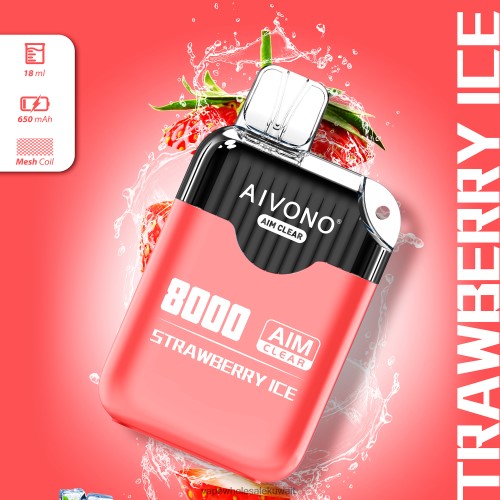 Vape Store - Aivono AIM CLEAR 8000 جليد الفراولة TXZ262205