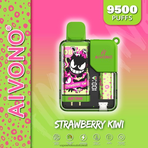 Vape Wholesaler - Aivono AIM TANK 9500 كيوي فراولة TXZ26247